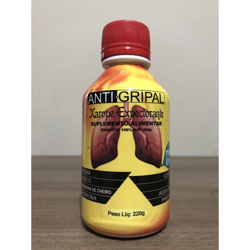 Xarope Expectorante Antigripal - Suplemento Natural Mel